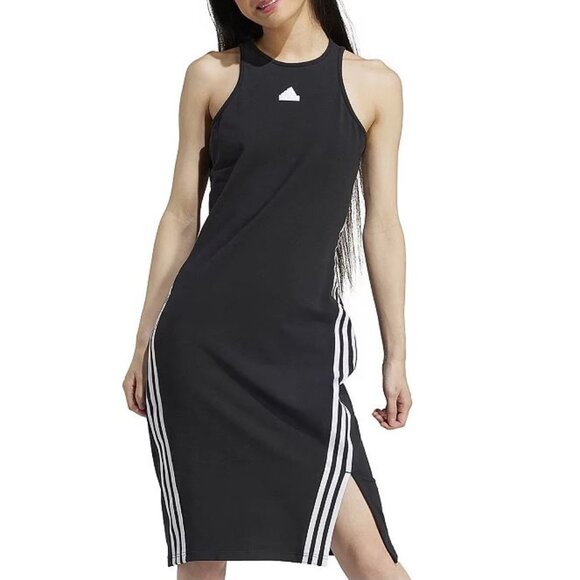 Adidas Women's Future Icons 3-Stripes Side-Slit Dress - Picture 2 of 4